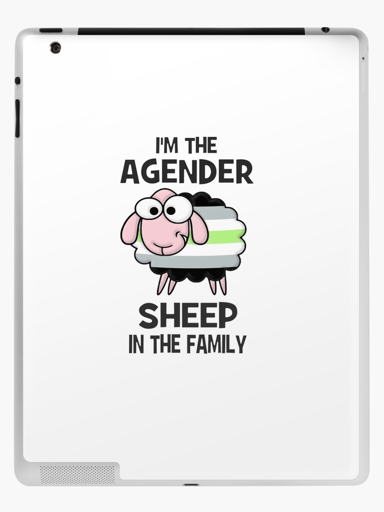 Agender Sheep Genderless Gift Lgbt Lgbtq Gay Non Binary Non Binary Agender Flag No Gender Ipad Case Skin For Sale By Insanius Redbubble