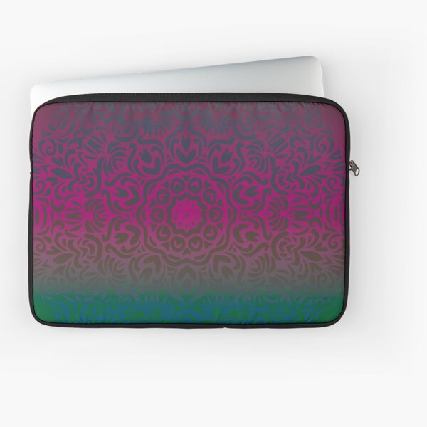 Mystical Floral Mandala Laptop Sleeve