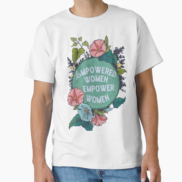 Vista previa del artículo con la obra «Mujeres empoderadas Empoderar mujeres», diseñado y vendido por fabfeminist.