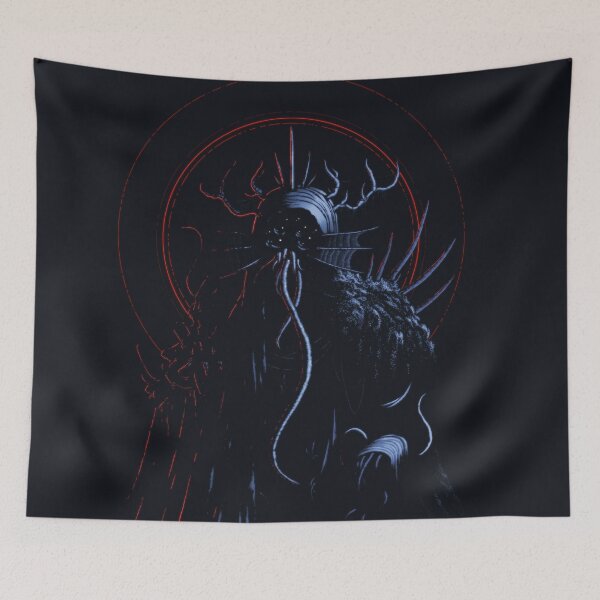 Item preview, Lovecraftian monster illustration - tentacle monster - elder god designed and sold by zachholmbergart.