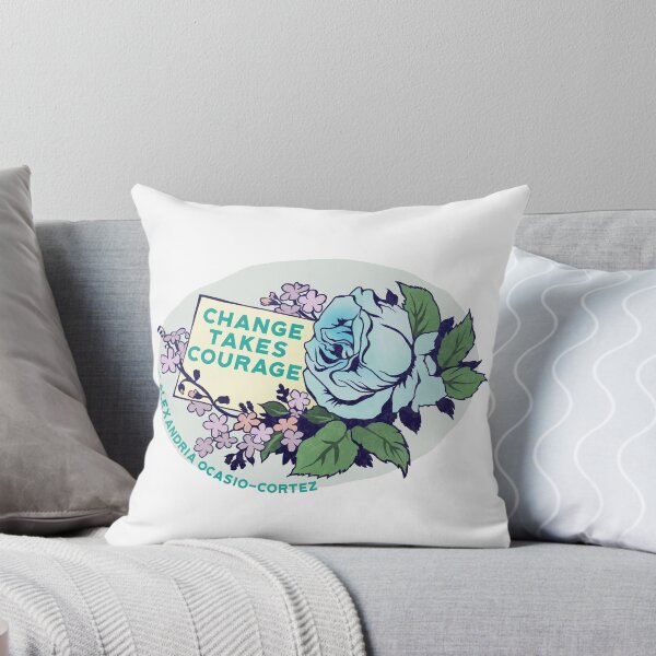 Item preview, Change Takes Courage - Alexandria Ocasio-Cortez designed and sold by fabfeminist.