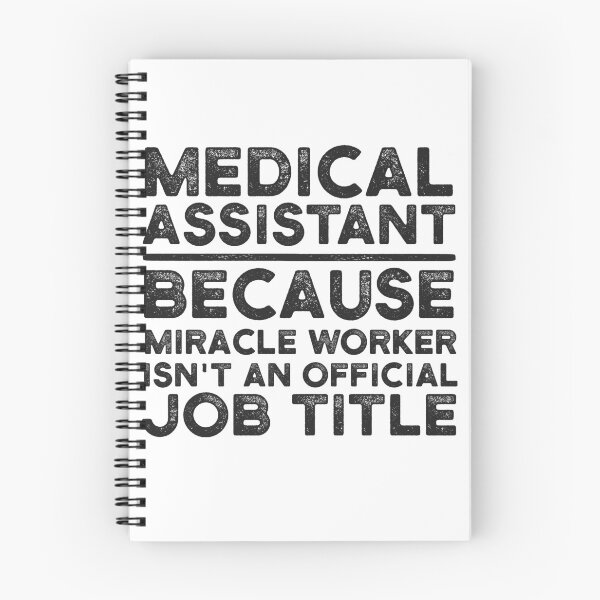 Item preview, Asistente médico porque el trabajador milagroso no es un título oficial de trabajo designed and sold by UneDesigns.