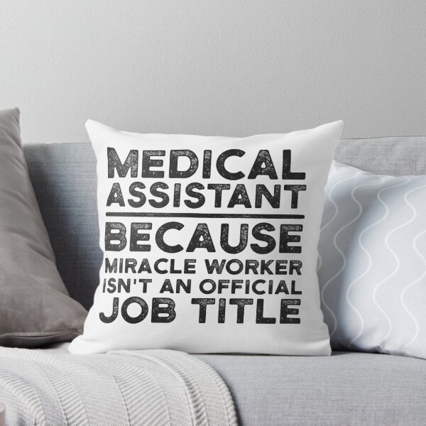 Item preview, Asistente médico porque el trabajador milagroso no es un título oficial de trabajo designed and sold by UneDesigns.