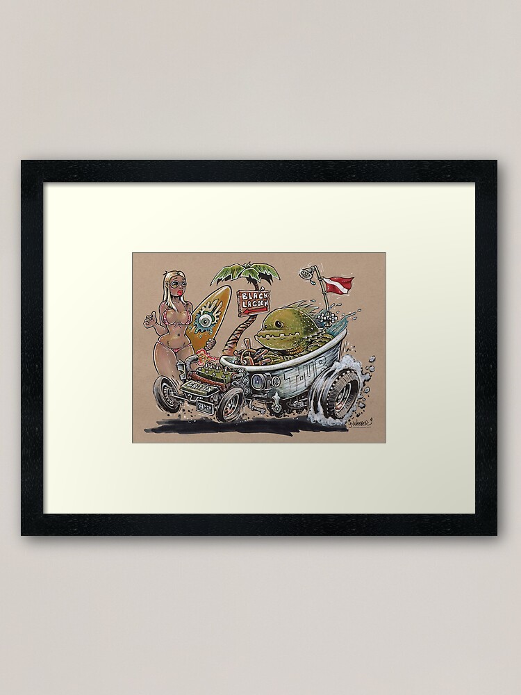 Alternate view of T-UB Framed Art Print