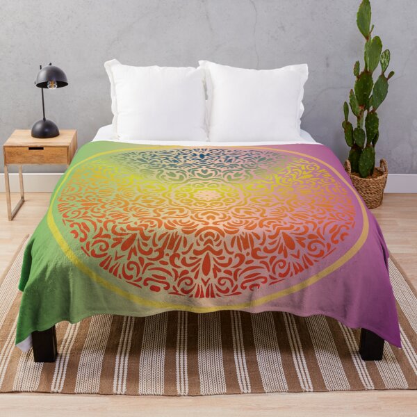 Item preview, Rainbow Flower Mandala 2 designed and sold by Mia Harper Design.