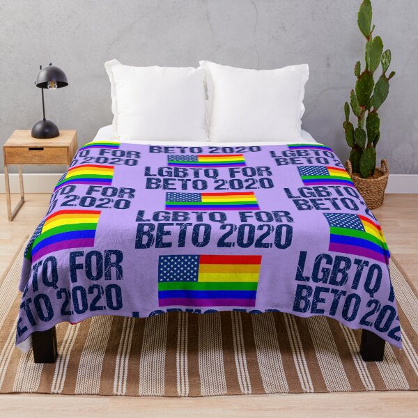 Item preview, LGBTQ for Beto 2020 designed and sold by Epic Love Designs.