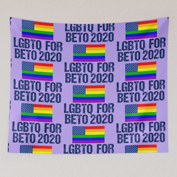 Item preview, LGBTQ for Beto 2020 designed and sold by Epic Love Designs.