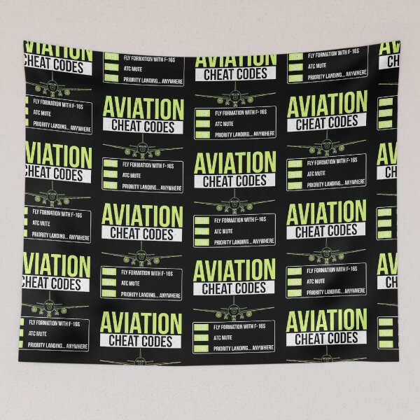 Item preview, Aviation Cheat Codes Funny ATC Pilot T-Shirt Gift Idea designed and sold by Adriancryp.