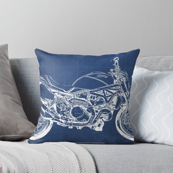 Item preview, 2019 Ducati Monster 1200 25° Anniversario Blueprint designed and sold by drawspots.