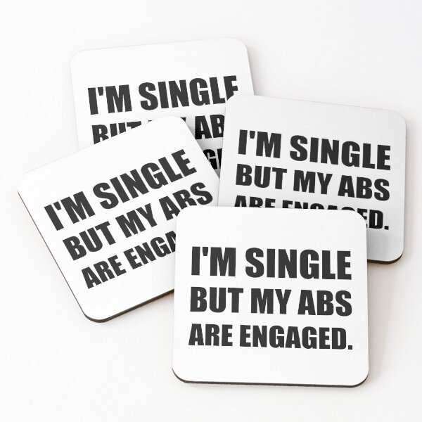 Item preview, Single But Abs Engaged Funny designed and sold by TheBestStore.