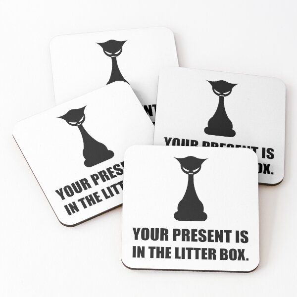 Item preview, Cat Present Is In Litter Box Funny designed and sold by TheBestStore.