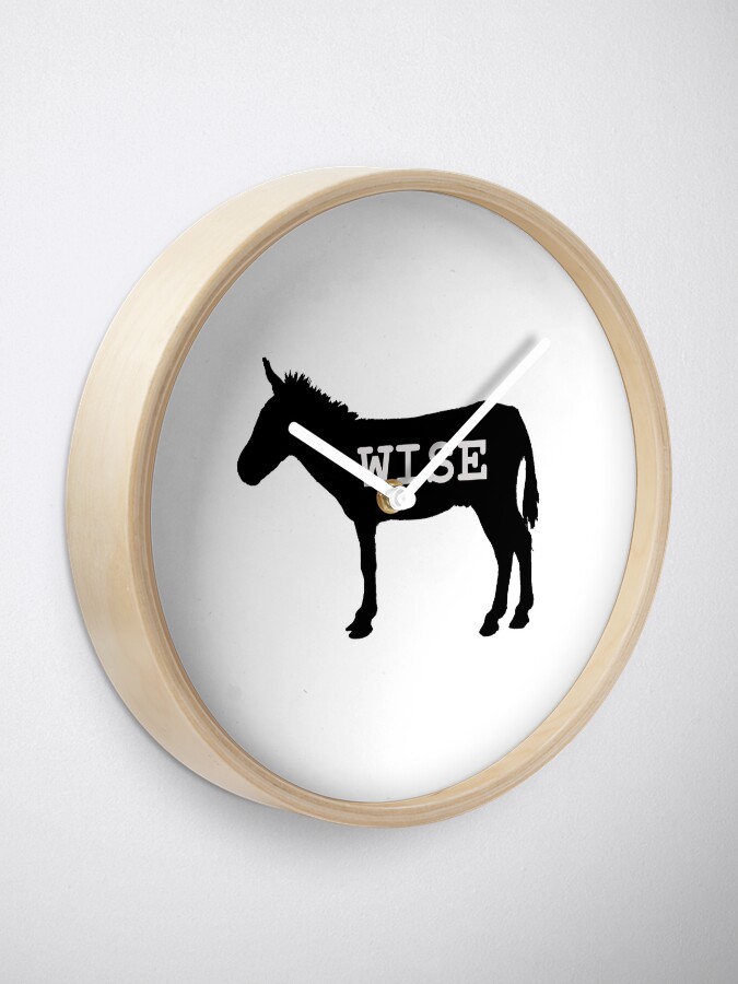 Alternate view of Wise Ass Funny Donkey Funny Clock