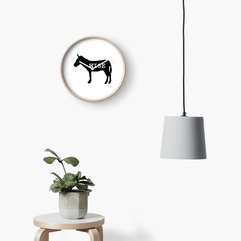 Wise Ass Funny Donkey Funny Clock