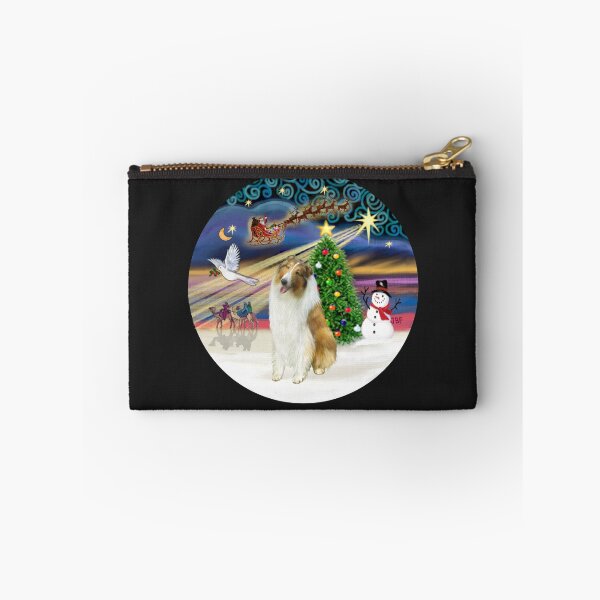 Item preview, Christmas Magic with a Collie (Sable and White #1) designed and sold by JeanBFitzgerald.