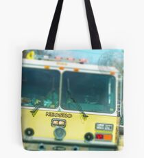 Fire Truck Tote Bag