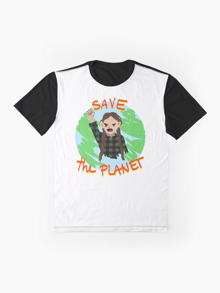 planet print t shirt