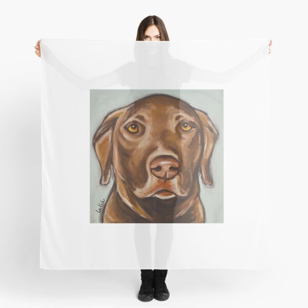 Item preview, Chocolate Lab Art, Cute Chocolate Labrador Retriever Art designed and sold by leekellerart.