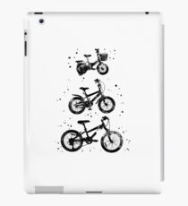 Kids' bikes, bicycles, watercolor bicycles iPad Case/Skin