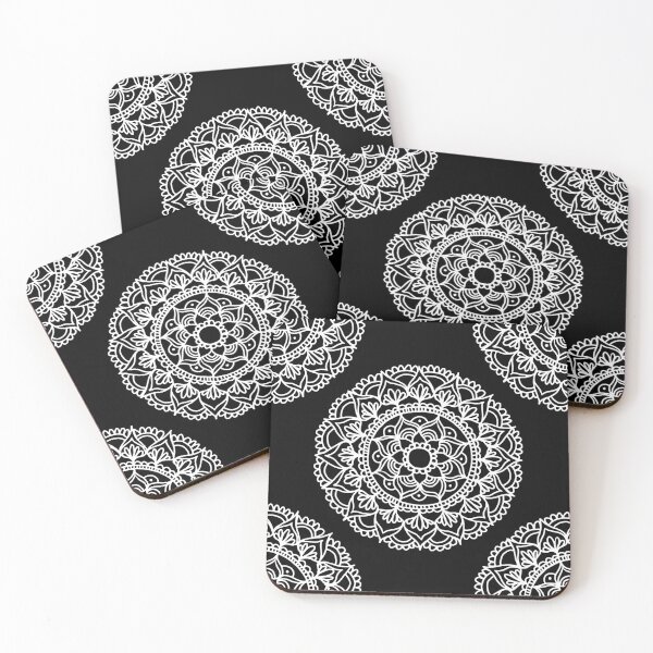 Item preview, Black and White Mandala designed and sold by Julie Erin Designs.
