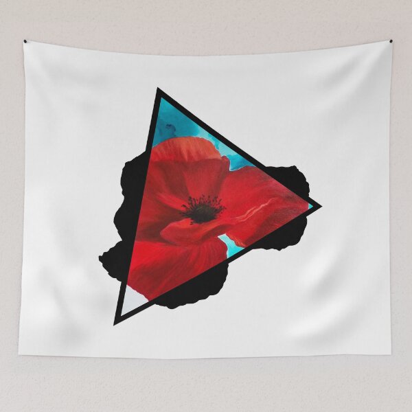 Item preview, Poppy Triangle designed and sold by Art by Sylph.