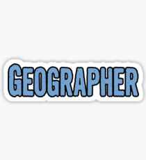 Tshirt Gifts For Geographers Sticker