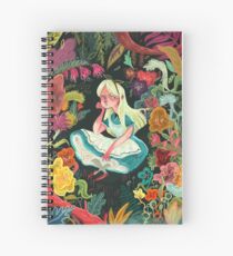 Alice in Wonder Spiral Notebook