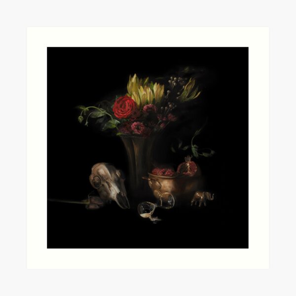 This Too Shall Pass - An original still-life painting by artist Brooke Figer Art Print