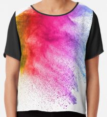 Farbexplosion Chiffontop