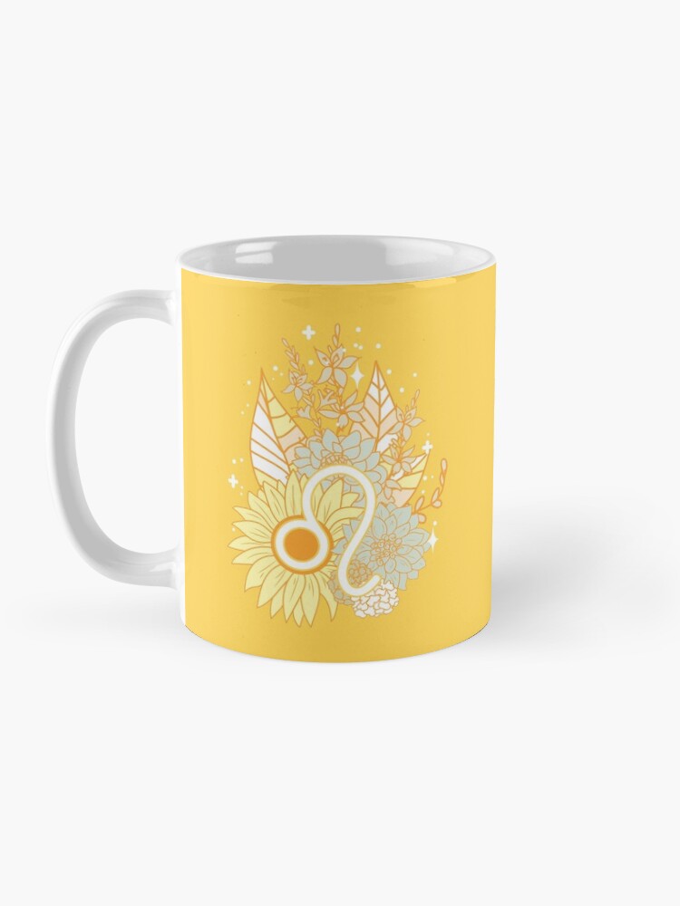 Alternate view of Leo Flowers - GOLD Mug