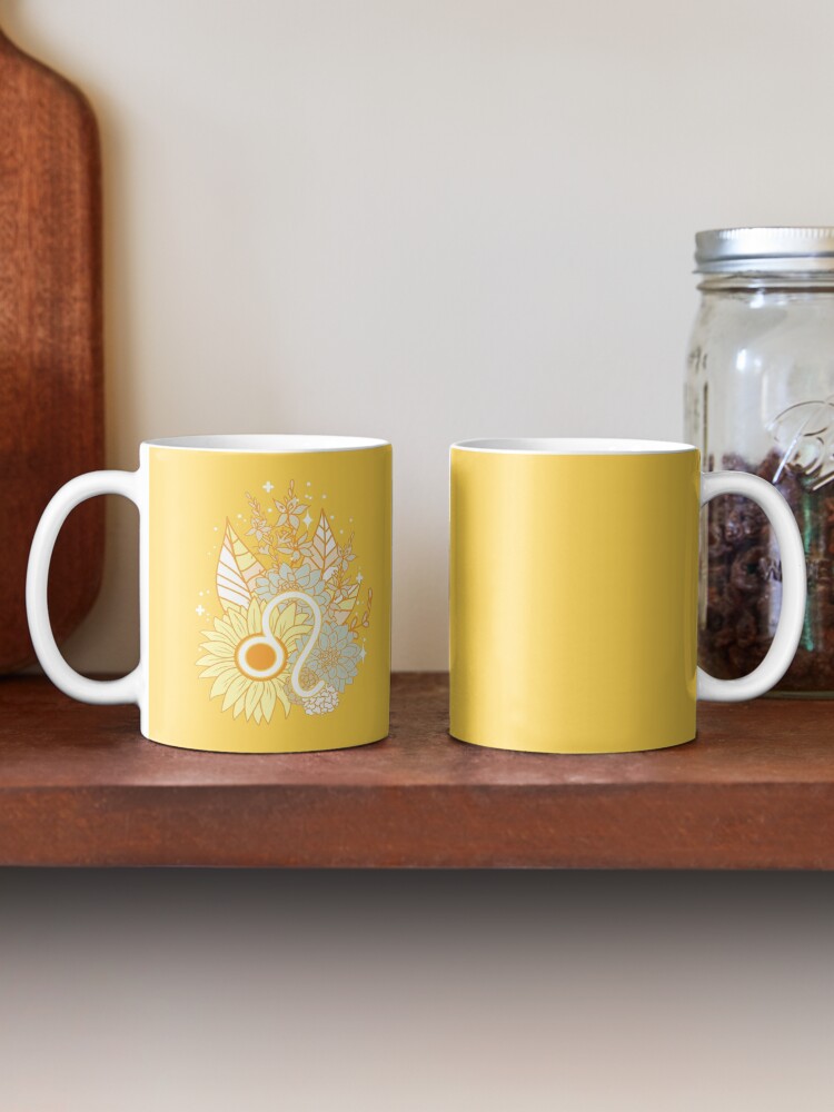 Alternate view of Leo Flowers - GOLD Mug