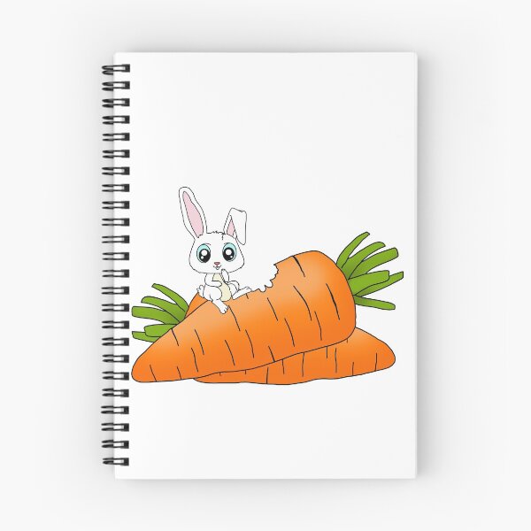 Item preview, Bunny Friends Watch Out! Small Bunny Large Carrot gift Idea designed and sold by elnino8.