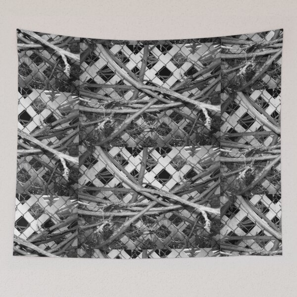 Item preview, trellis vines bw 03/09/19 designed and sold by Shellaqua.