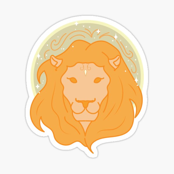 Leo Lion - GOLD Sticker