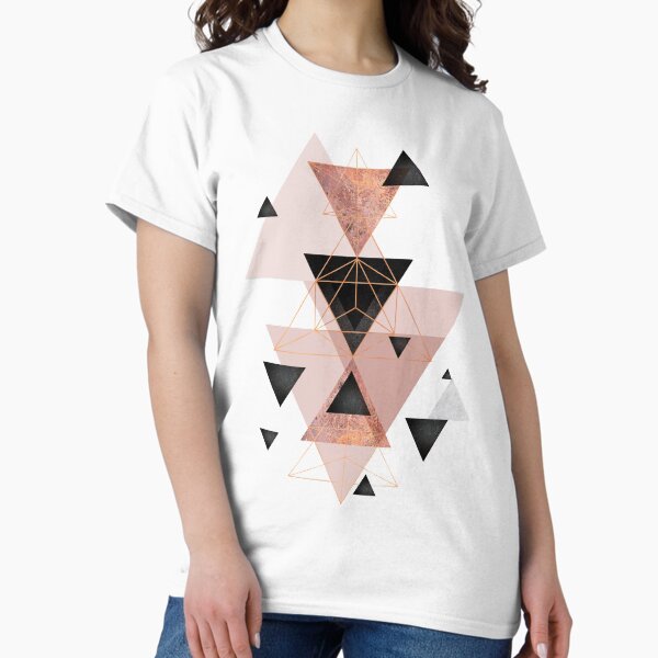 Item preview, Geometric in blush and rose gold designed and sold by UrbanEpiphany.
