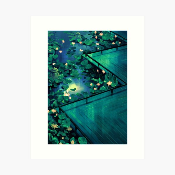 Item preview, Moonlight in the Lotus pond designed and sold by mocon.