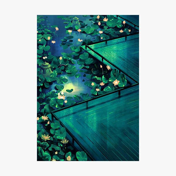 Item preview, Moonlight in the Lotus pond designed and sold by mocon.