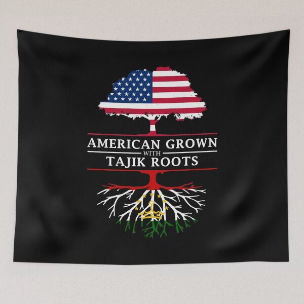 Item preview, American Grown with Tajik Roots   Tajikistan Design designed and sold by ockshirts.