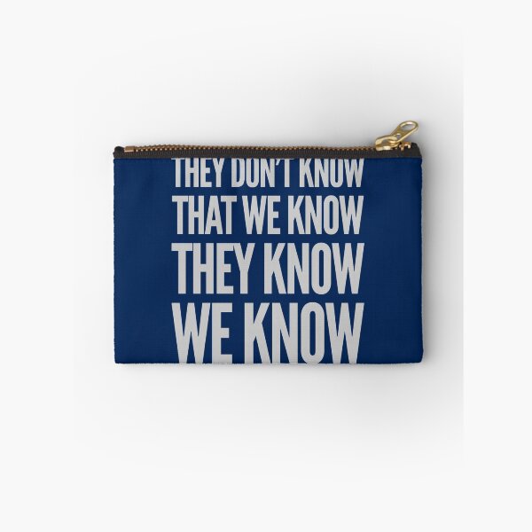 Item preview, They Dont Know That We Know Cool 90s Saying Gift designed and sold by mosbusygaming.