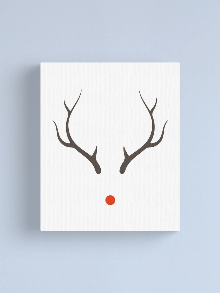 Reindeer antlers and red nose discount