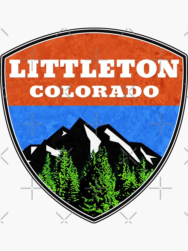 "Littleton Colorado " Sticker by MyHandmadeSigns Redbubble