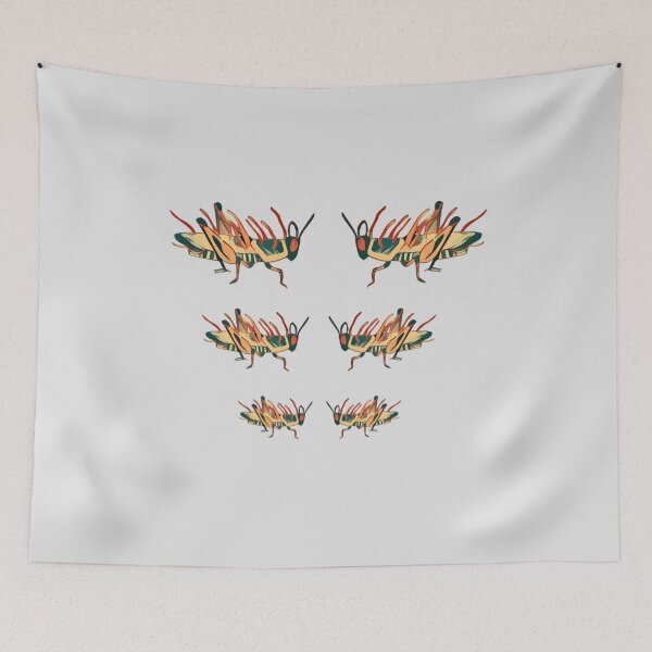 Item preview, Six grasshoppers designed and sold by GenteriesCloset.