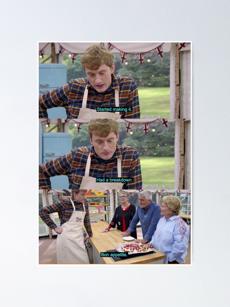 Gift Print The Great British Bake Off Poster Wall Art Home Decor