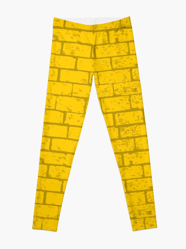 Alternate view of yellow brick Leggings