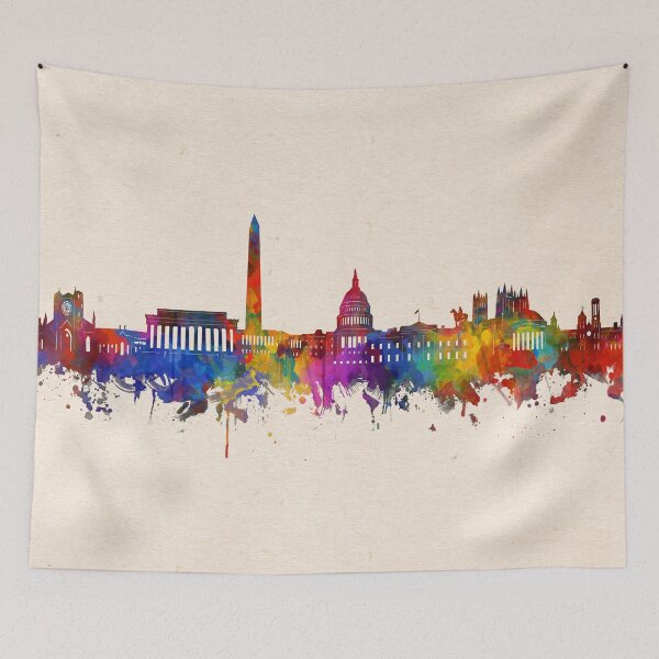 Item preview, washington skyline designed and sold by BekimART.