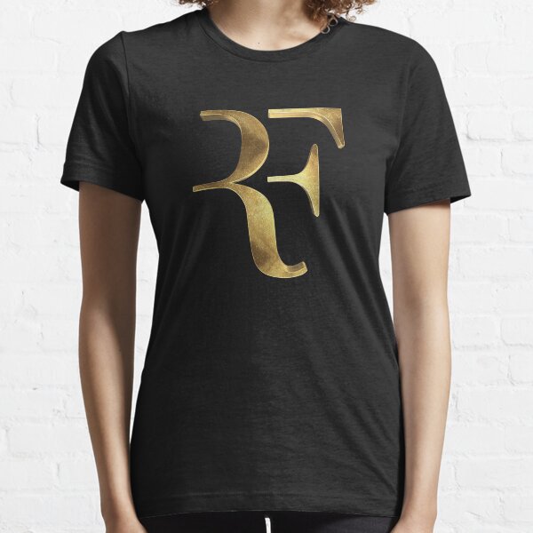 Roger Federer est le plus grand symbole RF en or T-shirt essentiel