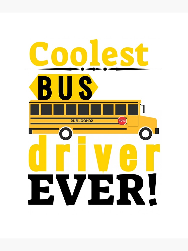 "Bus Driver Appreciation Sayings Appreciation Gift Printable Gifts T