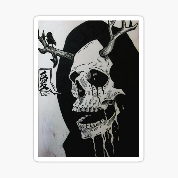 Death Cried "Love" Sticker