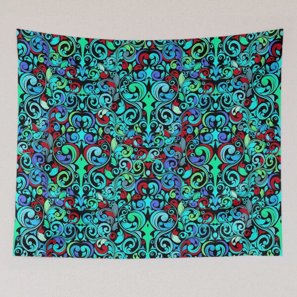 Item preview, Vivid Seamless Abstract Floral Patterns  designed and sold by aventi24.