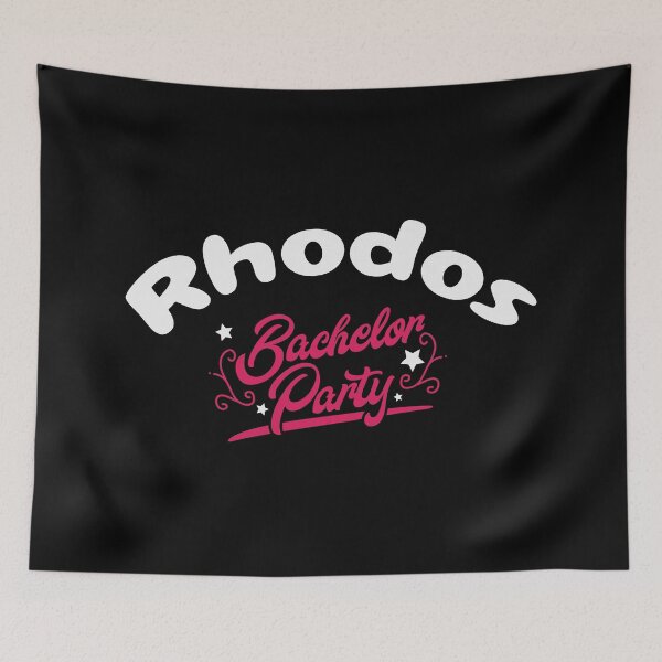 Item preview, Bachelor Party Shirt Rhodos Pre Wedding Celebration Tee designed and sold by haselshirt.