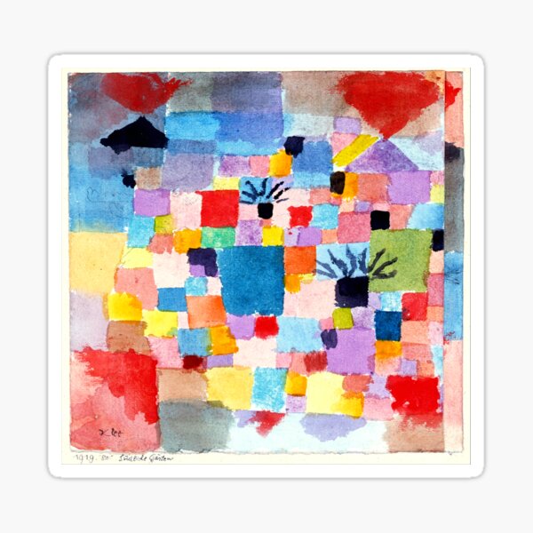 Artikel-Vorschau von Paul Klee „Southern Gardens“ | Von Klee inspirierte bildende Kunst mit Signatur, designt und verkauft von Gascondi.